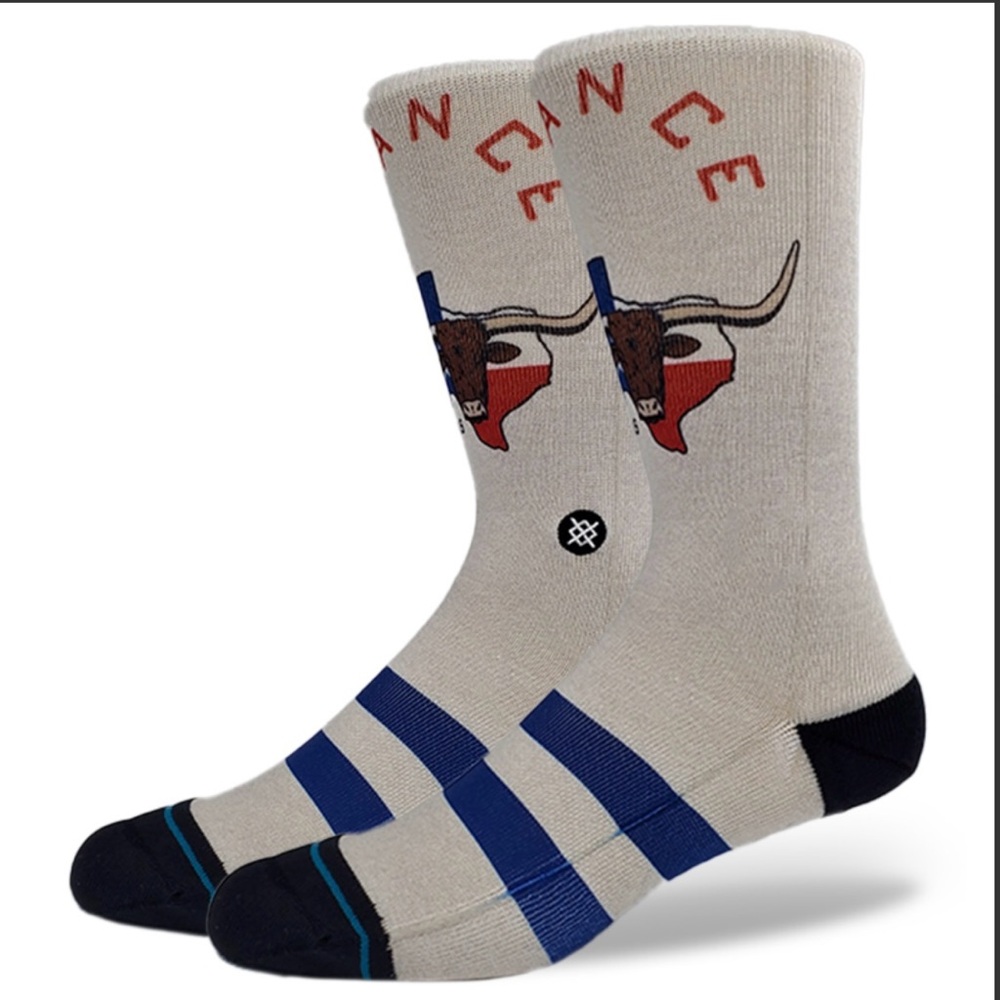 NWT Stance Texas Poly Crew Socks- Rare